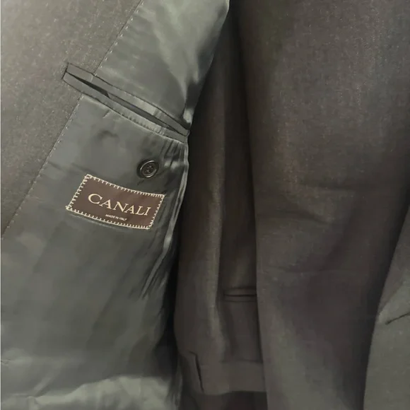 Canali Gray Sport Coat Classic Wool Blazer